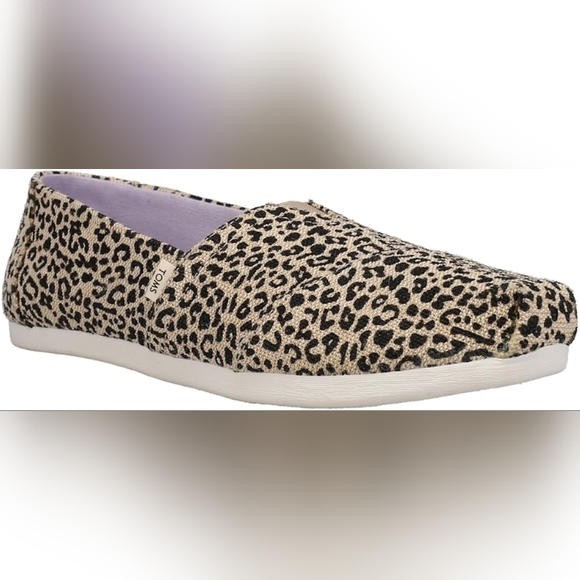 🆕TOMS Womens Alpargata Leopard Slip On Flats Casual Shoes Size 9 - Picture 4 of 10